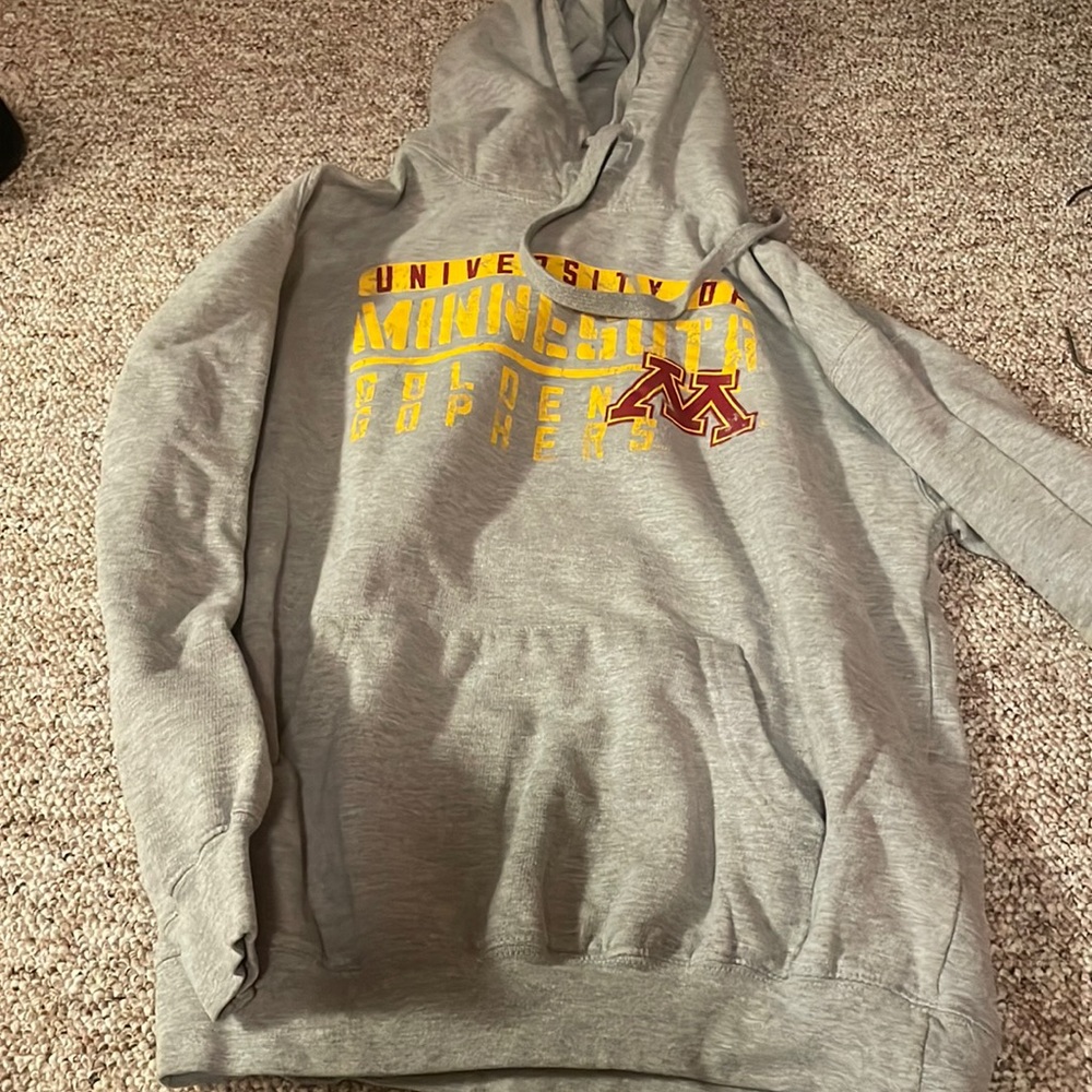 Gray UofM hoodie